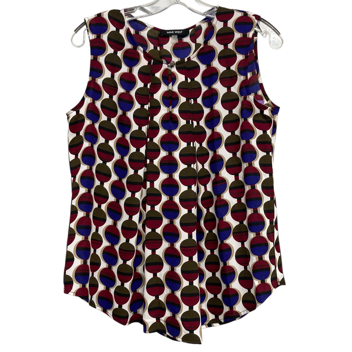 Top Sleeveless By Nine West In Multi, Size:S