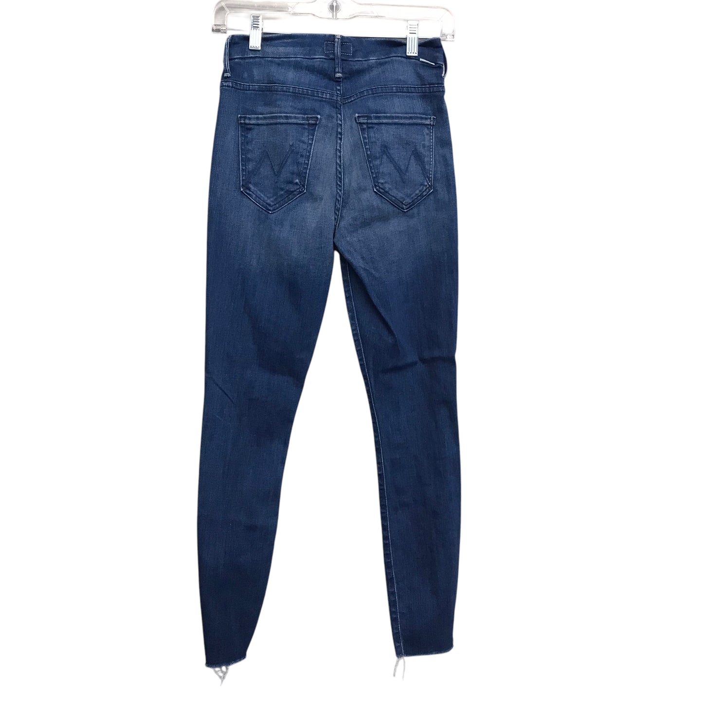 Jeans Skinny By Mother In Blue Denim, Size:0