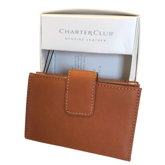 Wallet By Charter Club In Brown, Size:Small