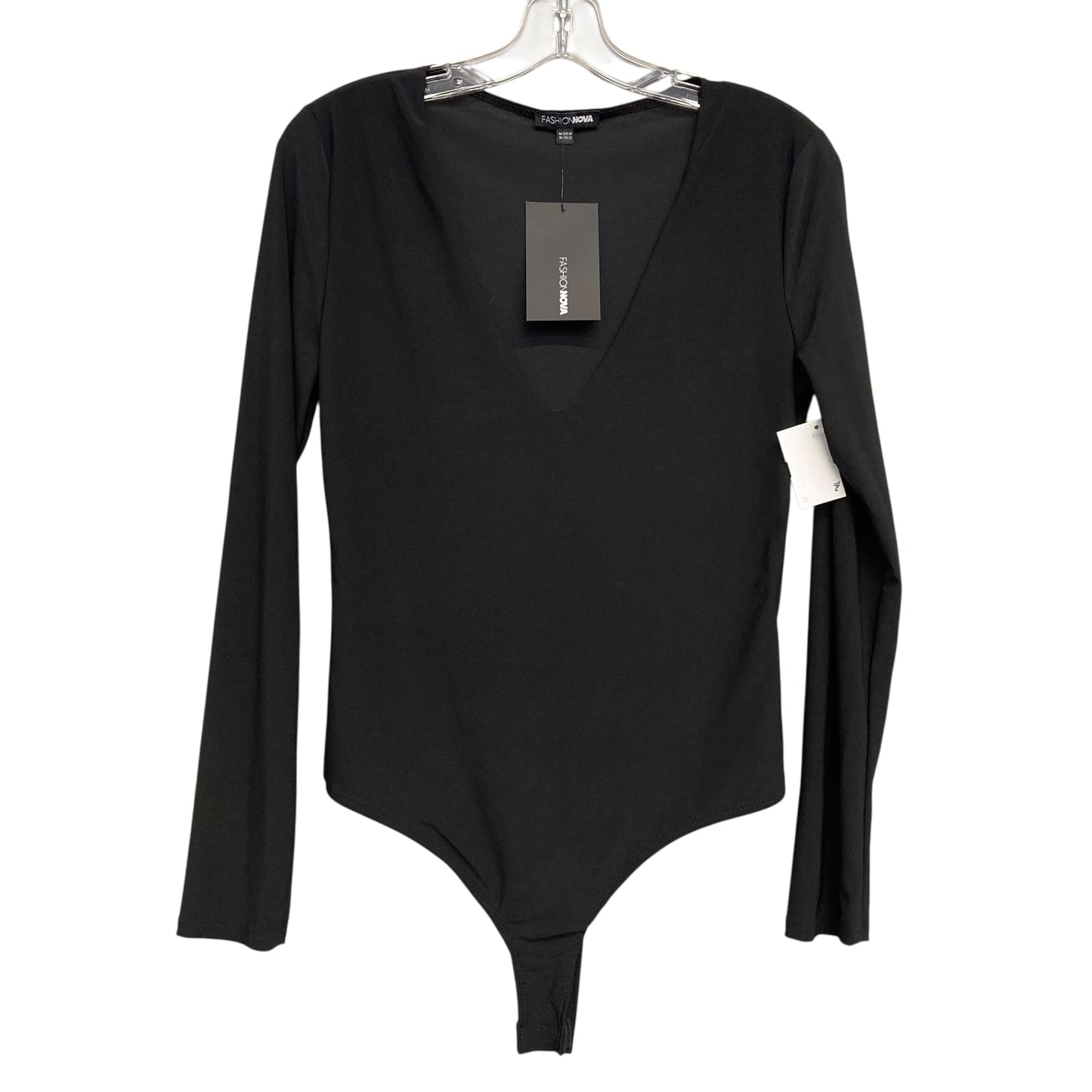 Bodysuit By Fashion Nova In Black, Size:L