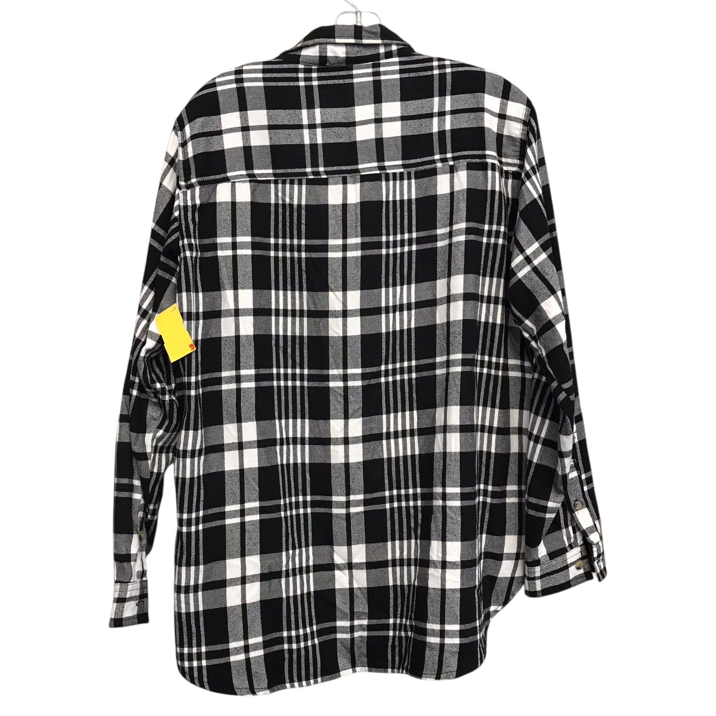 Top Ls By Jachs Girlfirend In Plaid Pattern, Size:L