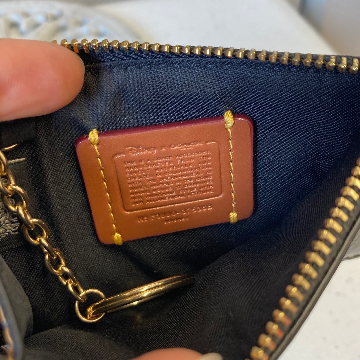 Wallet Designer By Coach In Black, Size:Small