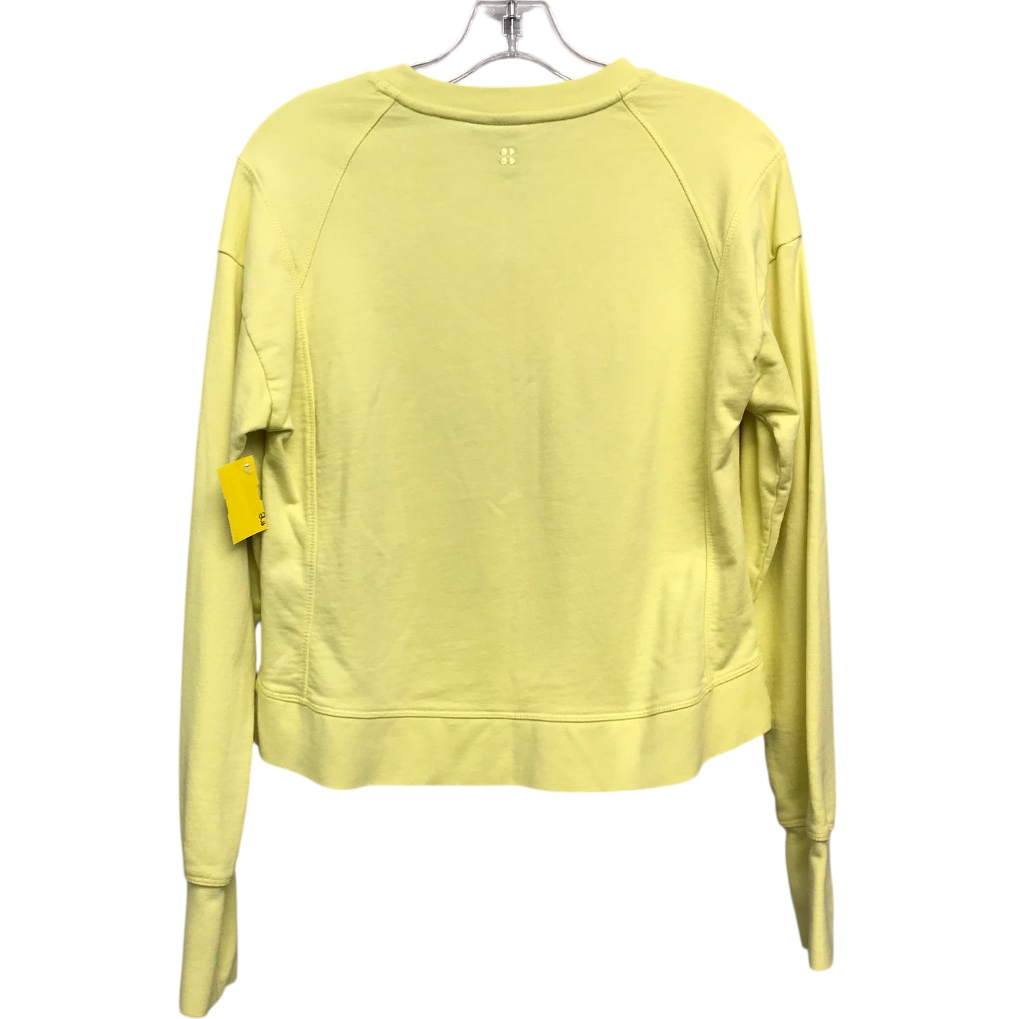 Athletic Top Ls Collar By Sweaty Betty In Yellow, Size:Xs