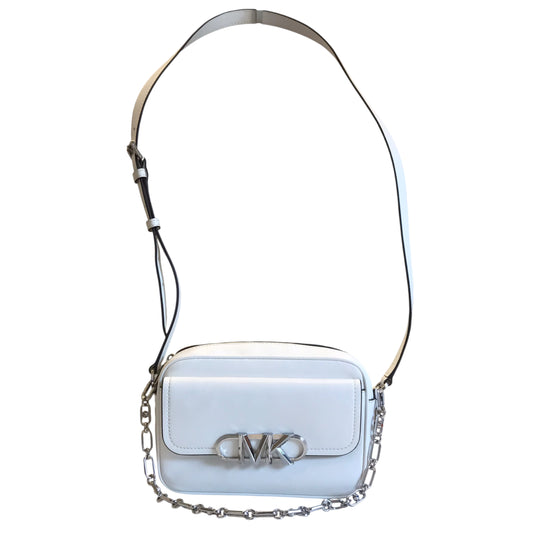 Crossbody Designer By Michael Kors In White, Size:Medium