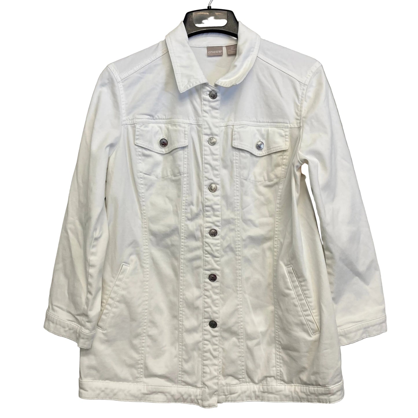 Jacket Other By Chicos In White, Size:Xlp