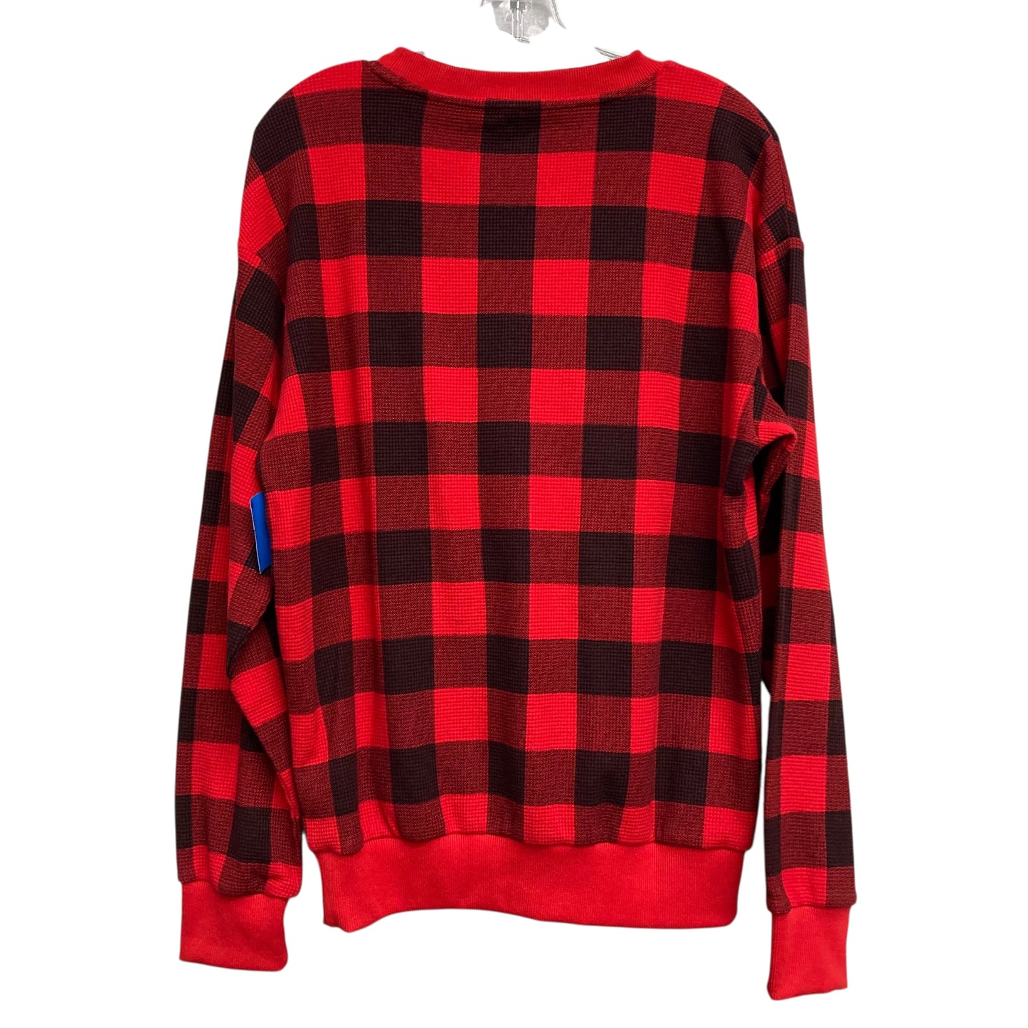 Top Ls By Comfrt In Black & Red, Size:Xs