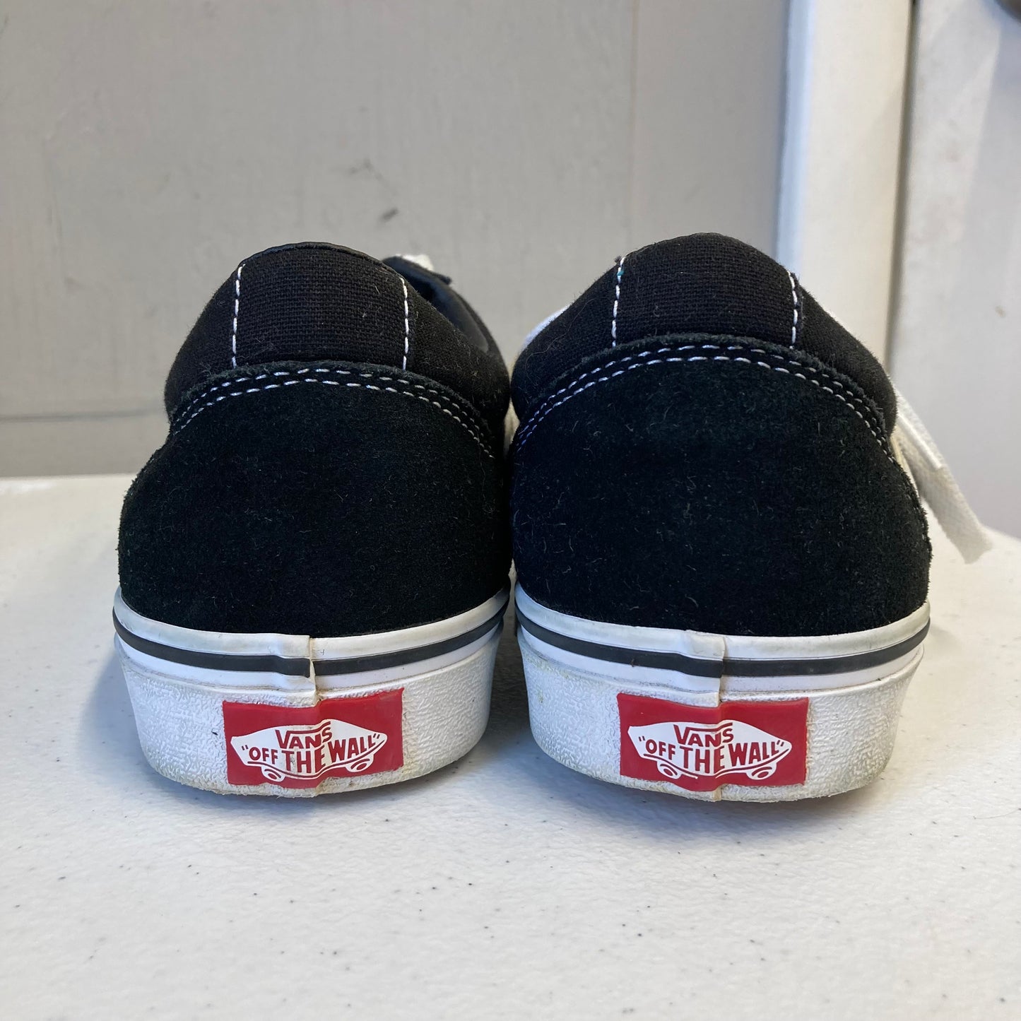 Shoes Sneakers By Vans In Black & White, Size:9.5
