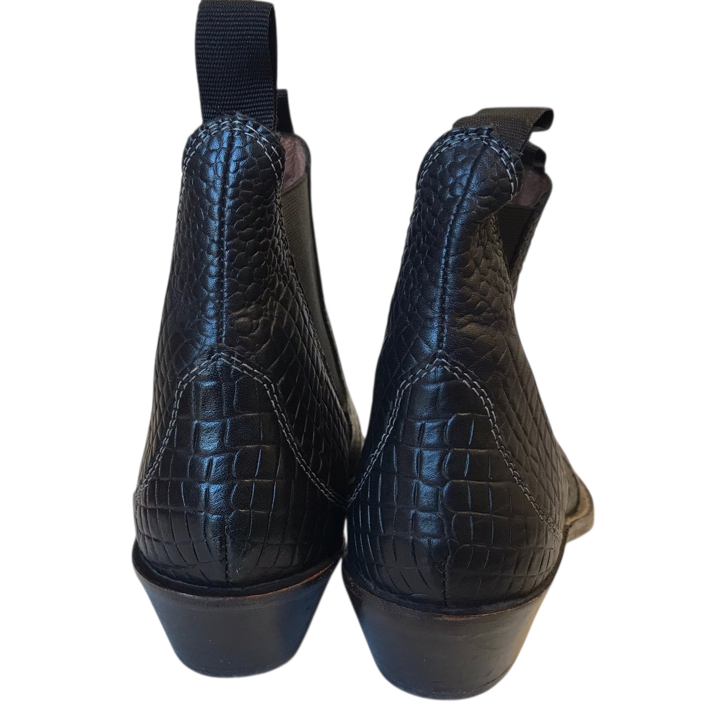 Boots Ankle Heels By Free People In Black, Size:7.5
