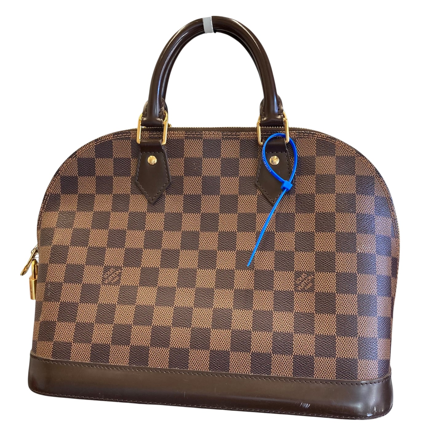 Handbag Luxury Designer By Louis Vuitton In Brown, Size:Medium