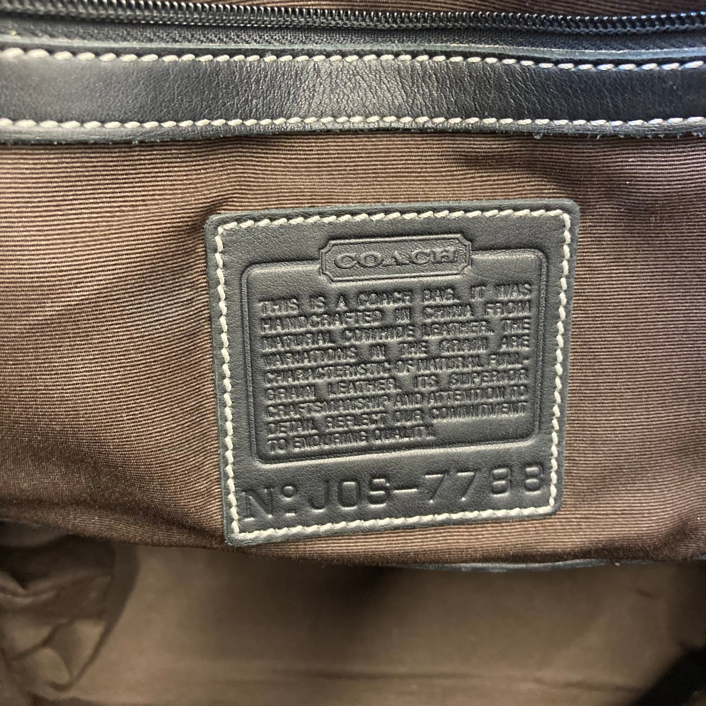 Tote Designer By Coach In Black, Size:Large