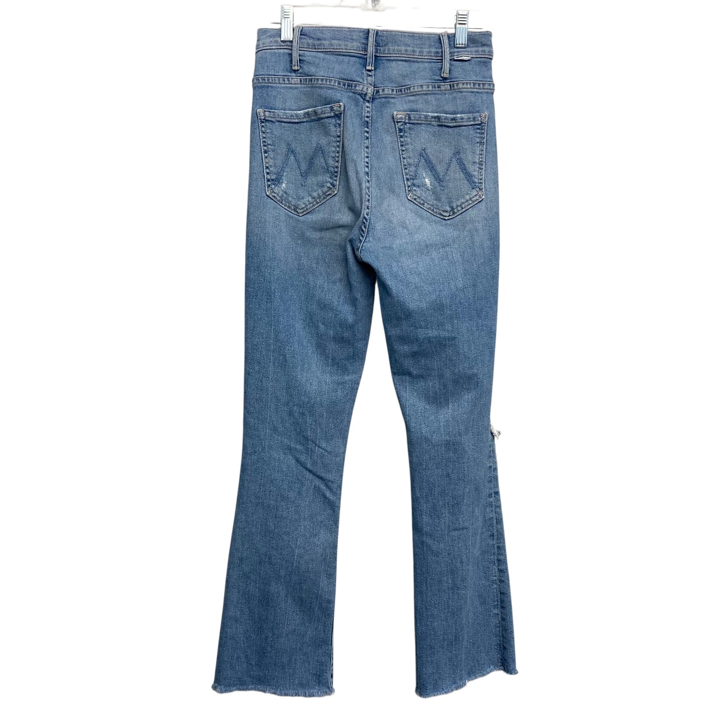 Jeans Straight By Mother In Blue Denim, Size:2