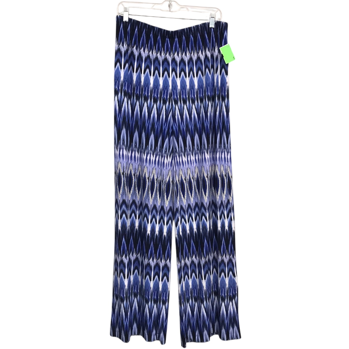 Pants Lounge By Chicos In Blue & White, Size:M