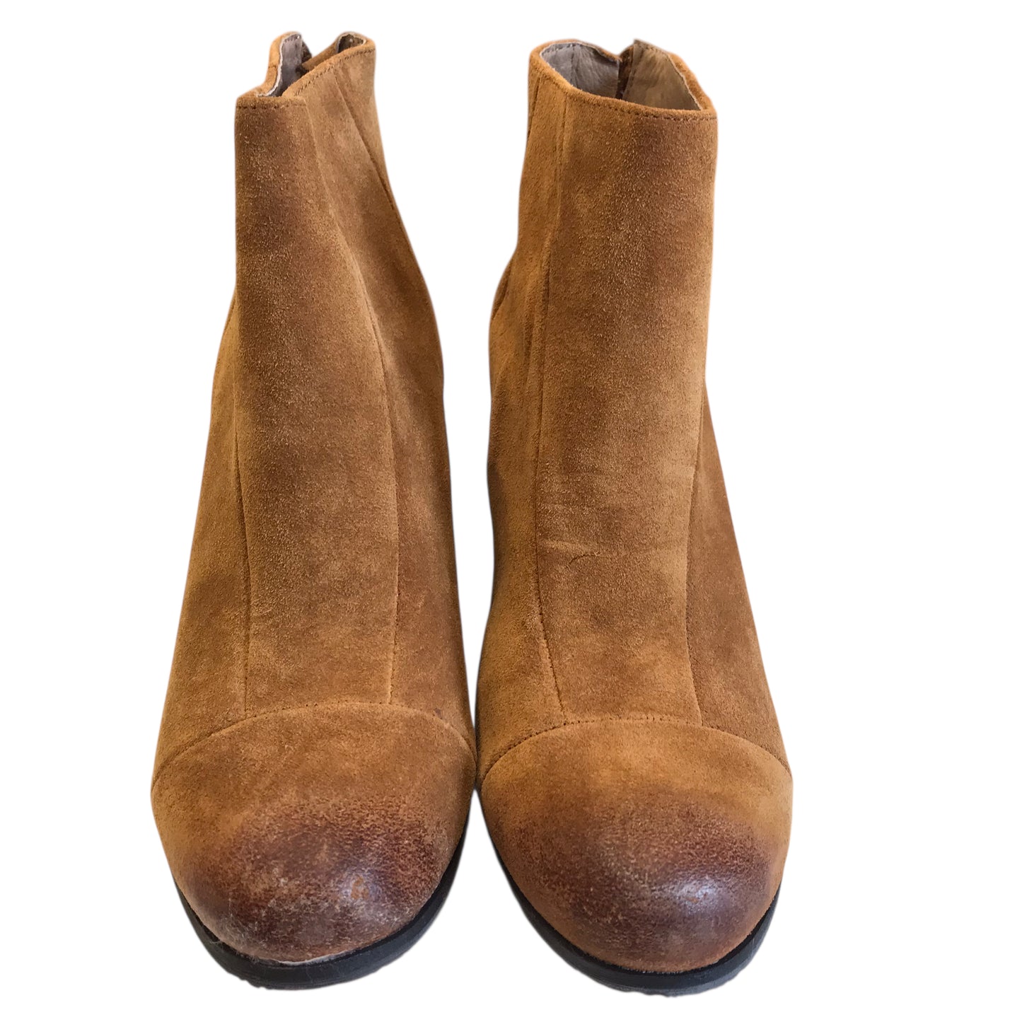 Boots Ankle Heels By Vince Camuto In Brown, Size:7.5