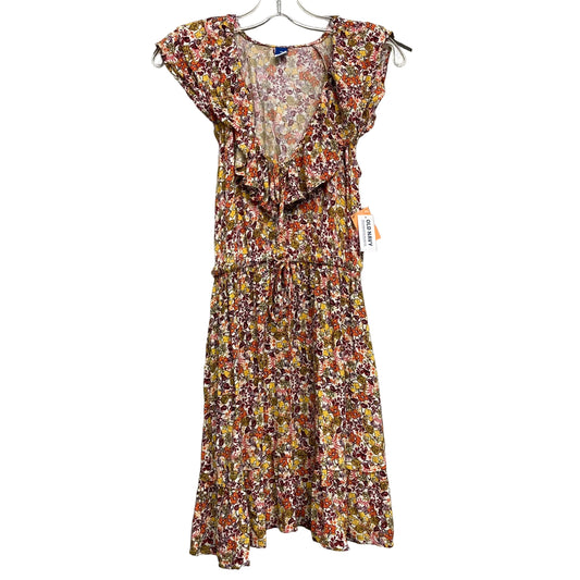 Dress Casual Short By Old Navy In Orange & Yellow, Size:Xs