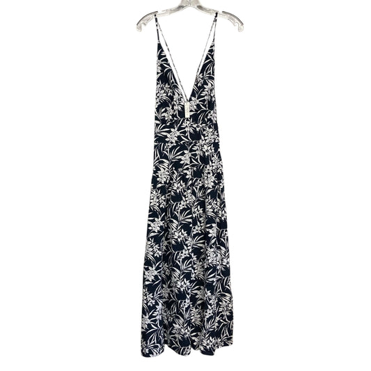 Dress Casual Maxi By Madewell In Navy & White, Size:Xs
