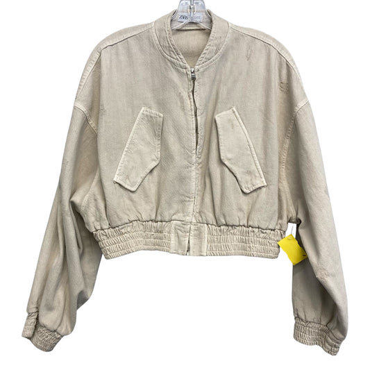 Jacket Other By Zara In Tan, Size:M