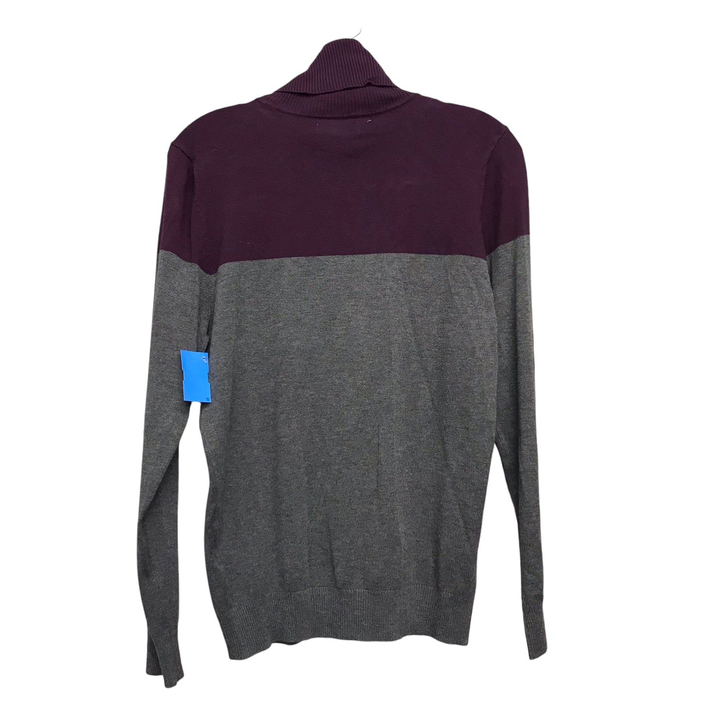 Top Ls By Calvin Klein In Grey & Purple, Size:L