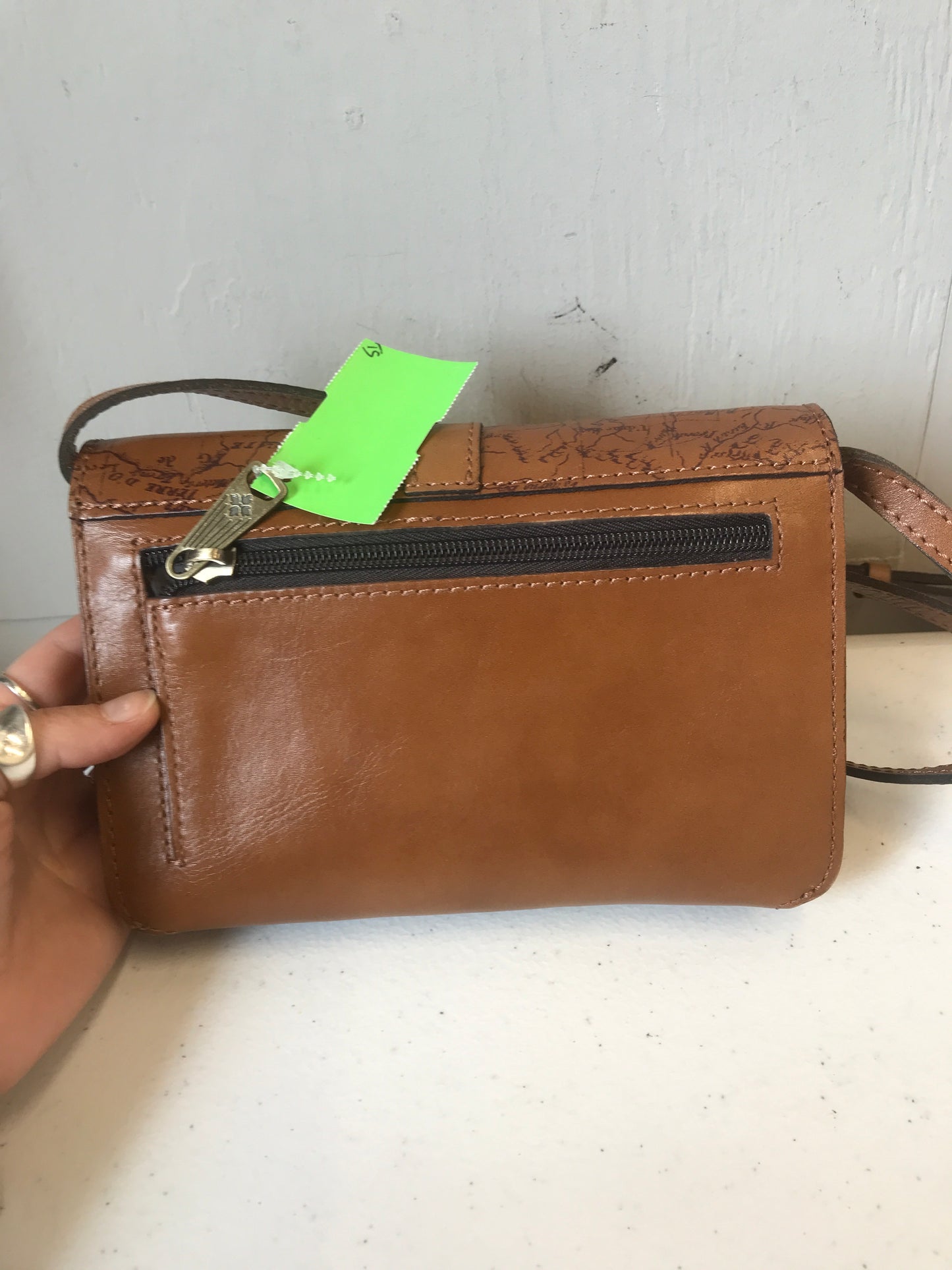 Crossbody Designer By Patricia Nash In Brown, Size:Small