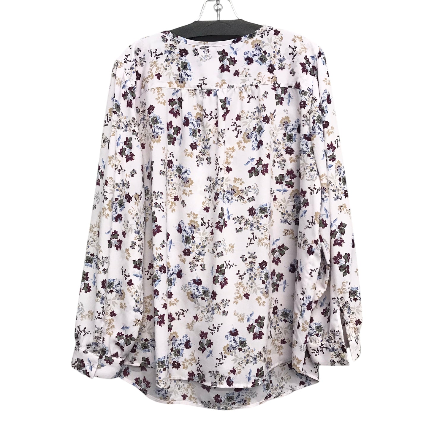 Top Ls By Loft In Floral Print, Size:3X