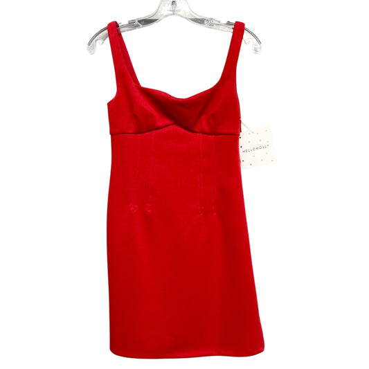 Dress Party Short By Hello Molly In Red, Size:S