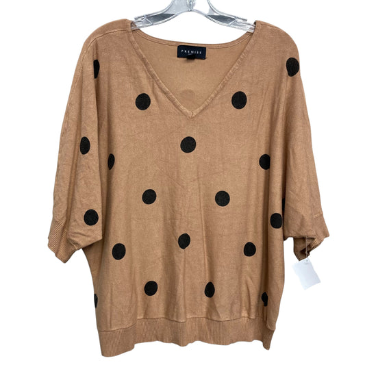 Sweater Ss By Premise In Polkadot Pattern, Size:1X