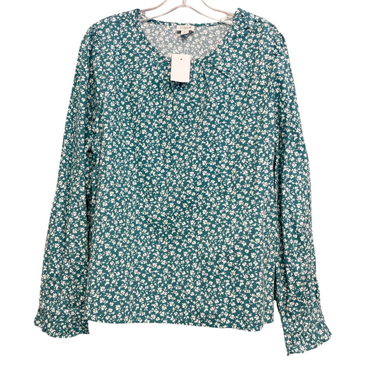 Top Ls By J. Crew In Floral Print, Size:L