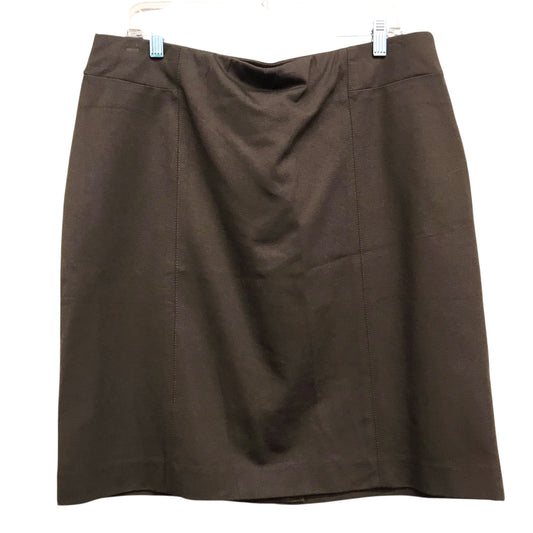 Skirt Midi By J. Jill In Brown, Size:12