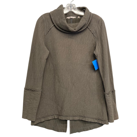 Sweatshirt Collar By Soft Surroundings In Green, Size:M