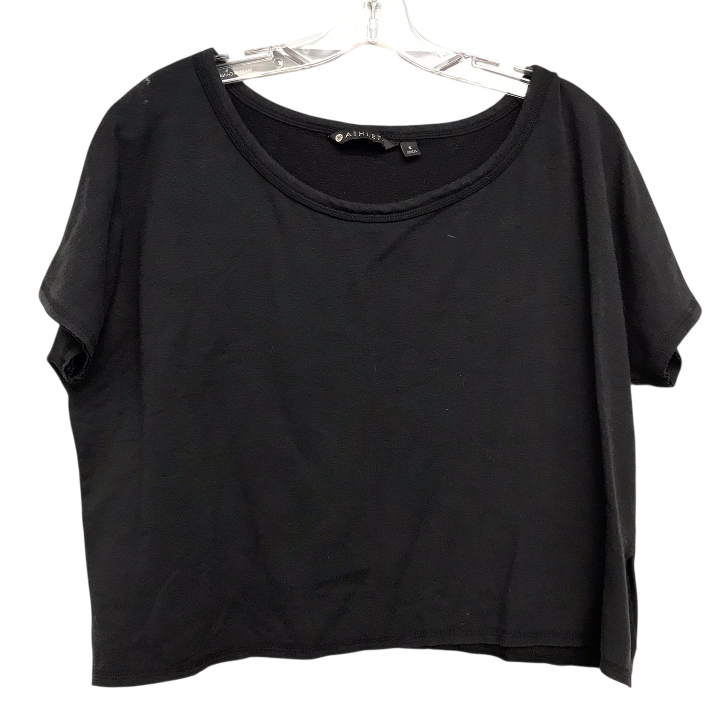 Top Ss Basic By Athleta In Black, Size:S