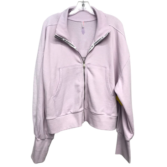 Athletic Sweatshirt Crewneck By Free People In Purple, Size:L