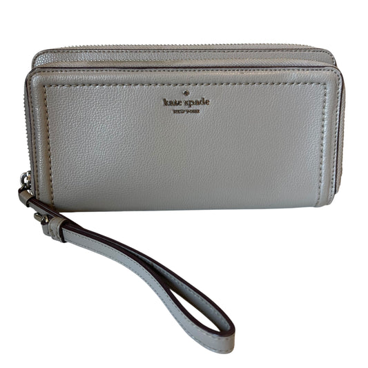 Wallet Designer By Kate Spade In Grey, Size:Large