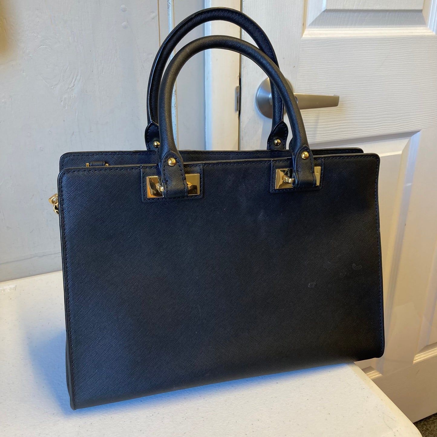 Handbag Designer By Michael Kors In Black, Size:Large