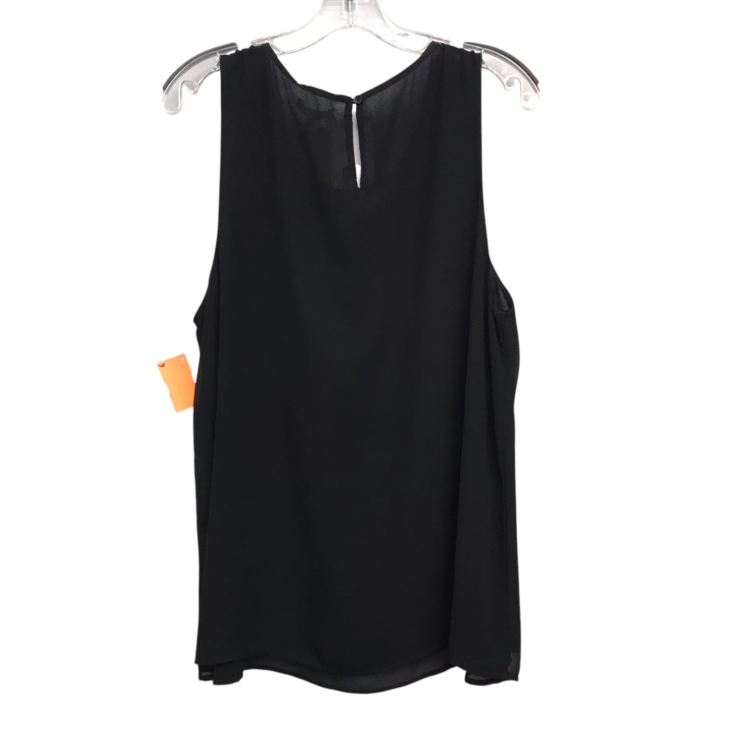 Top Sleeveless Basic By Pleione In Black, Size:Xl