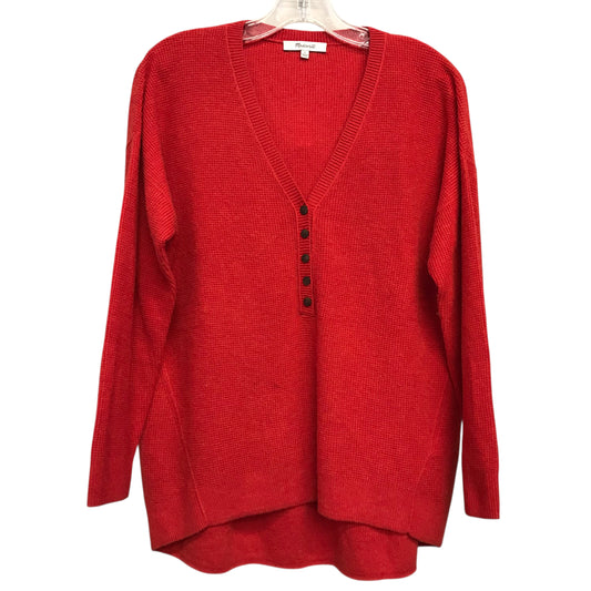 Sweater By Madewell In Red, Size:S