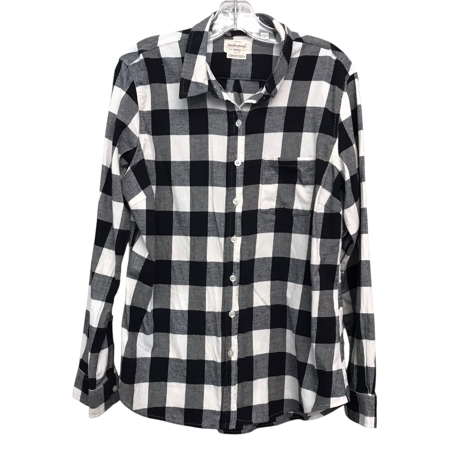 Top Ls By Weatherproof In Black & White, Size:L