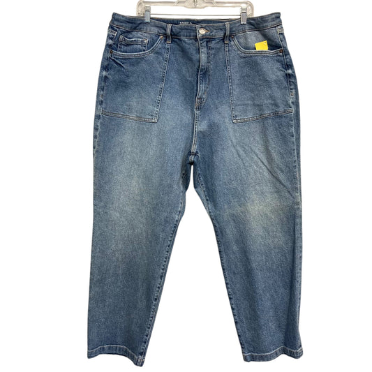 Jeans Wide Leg By Torrid In Blue Denim, Size:24