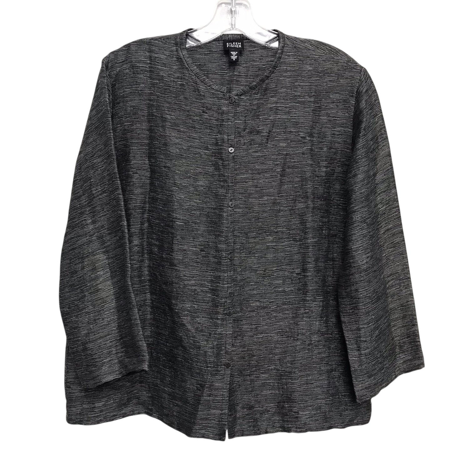 Top Ls By Eileen Fisher In Black, Size:S