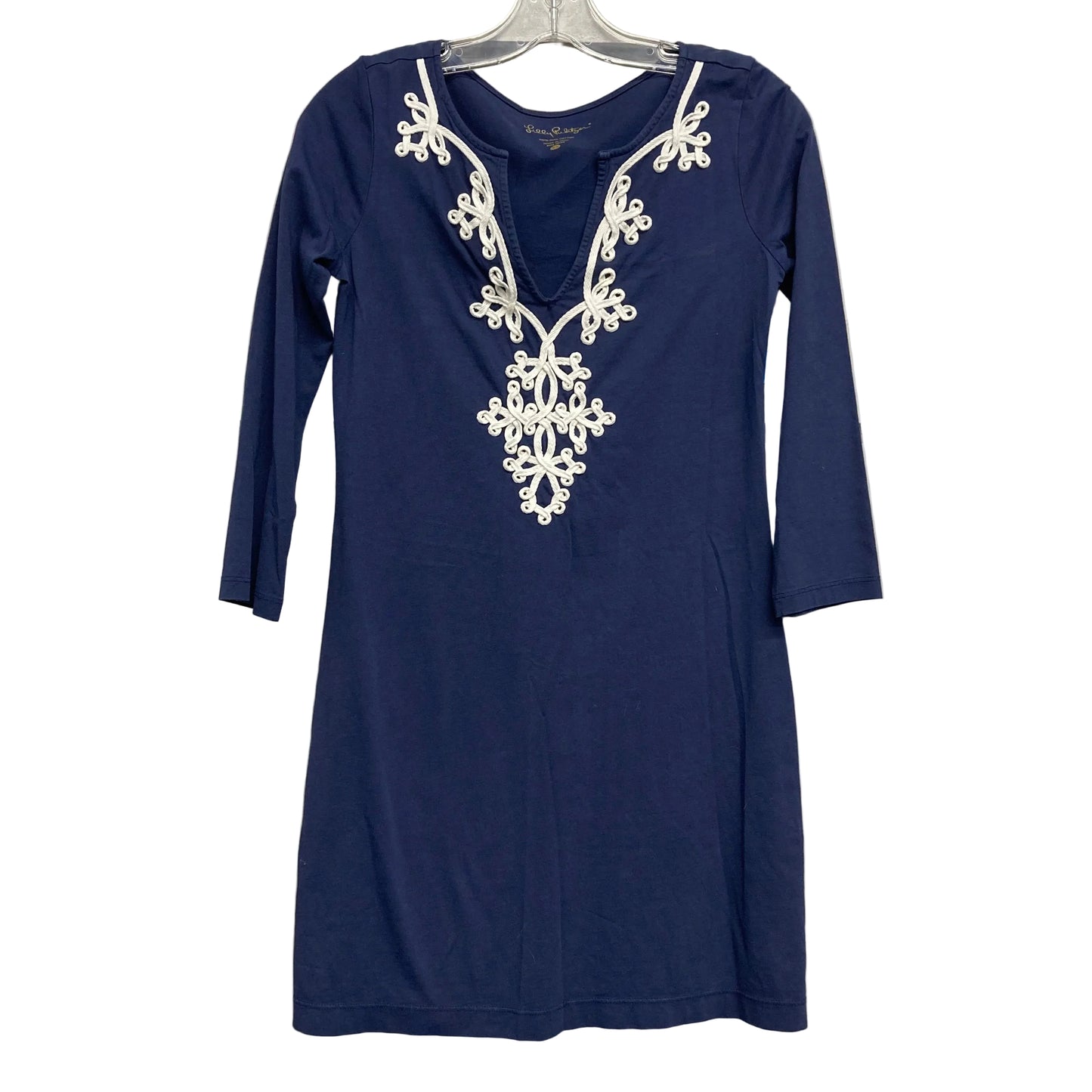 Dress Designer By Lilly Pulitzer In Navy, Size:Xs