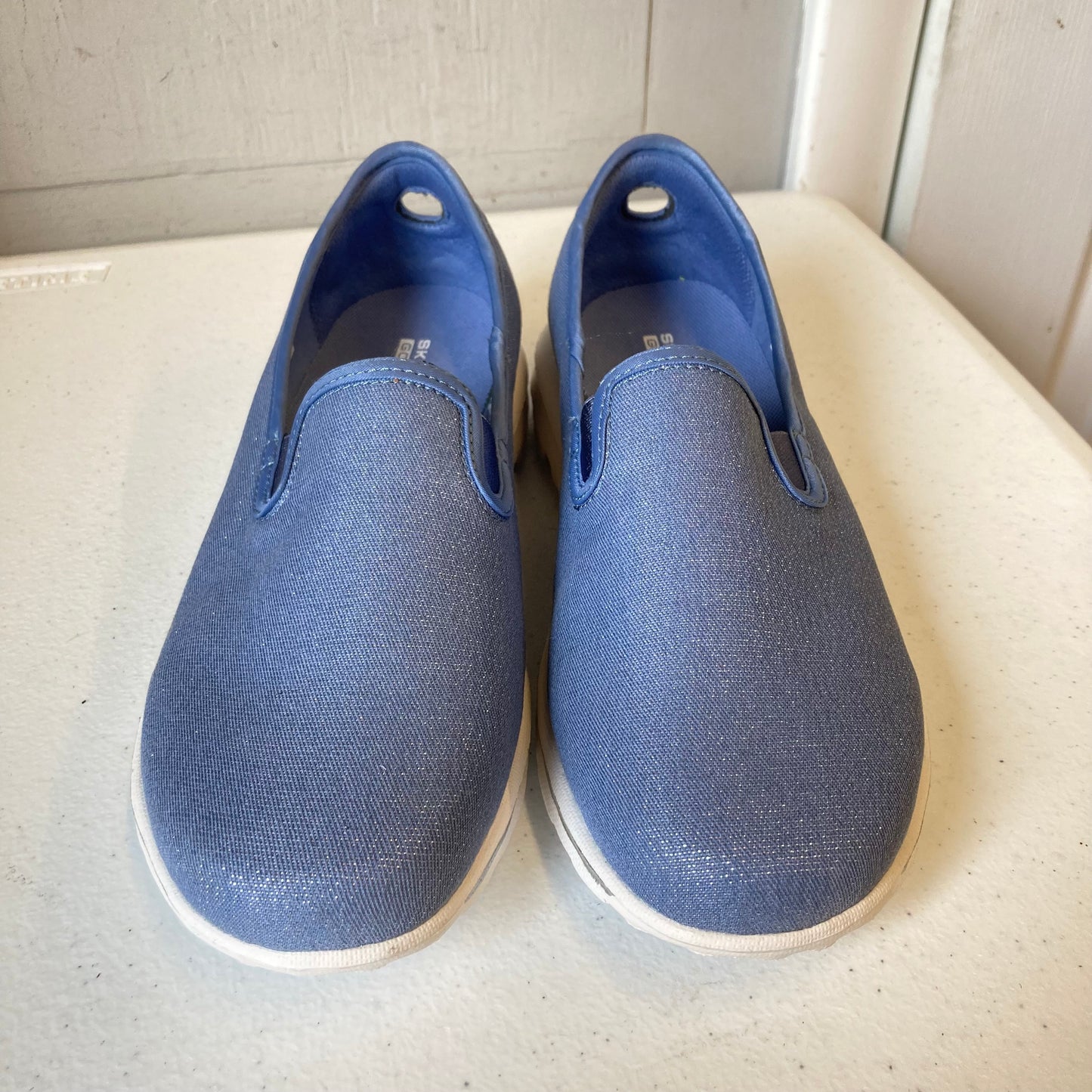 Shoes Flats By Skechers In Blue, Size:7