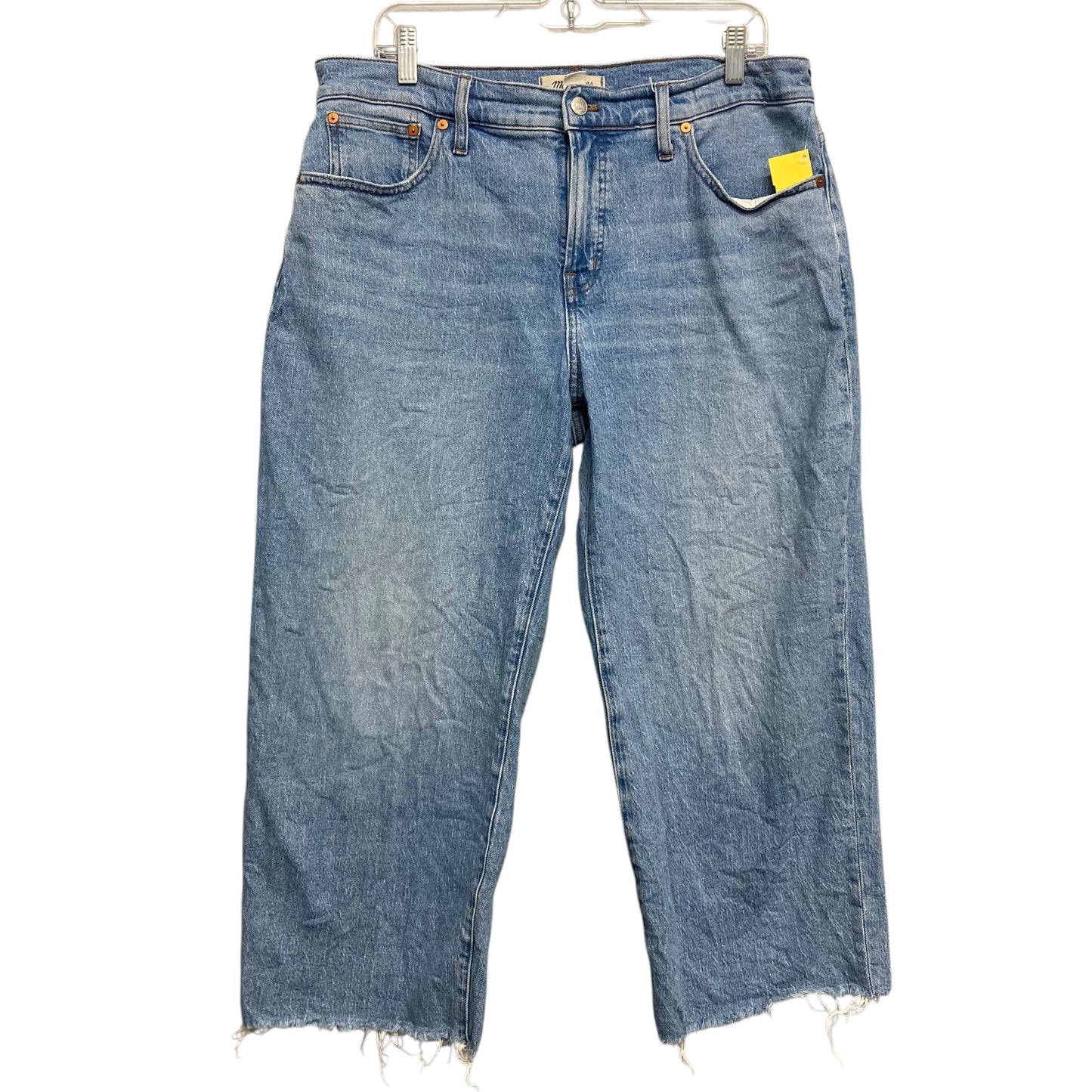 Jeans Cropped By Madewell In Blue Denim, Size:14P