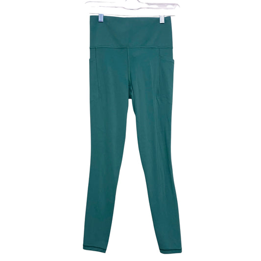 Athletic Leggings By Athleta In Green, Size:Xs