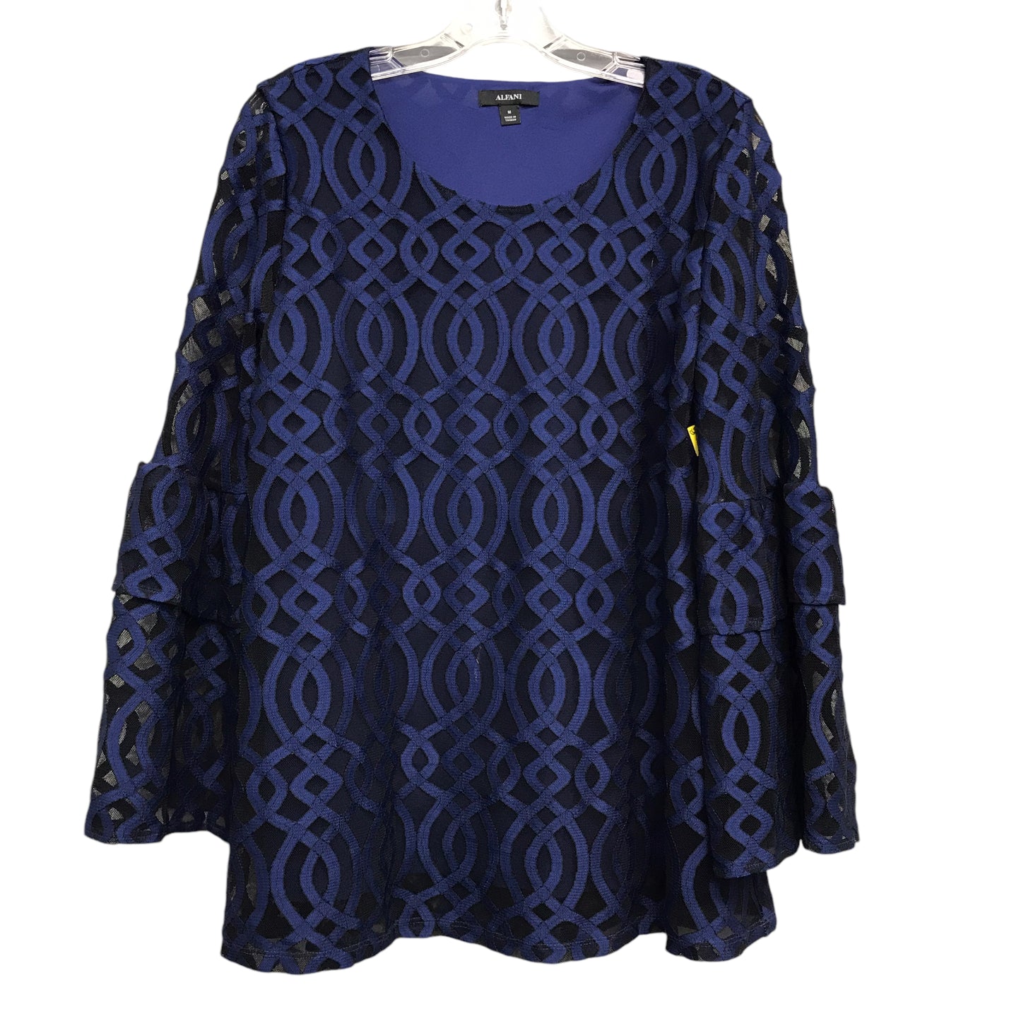 Top Ls By Alfani In Blue, Size:M