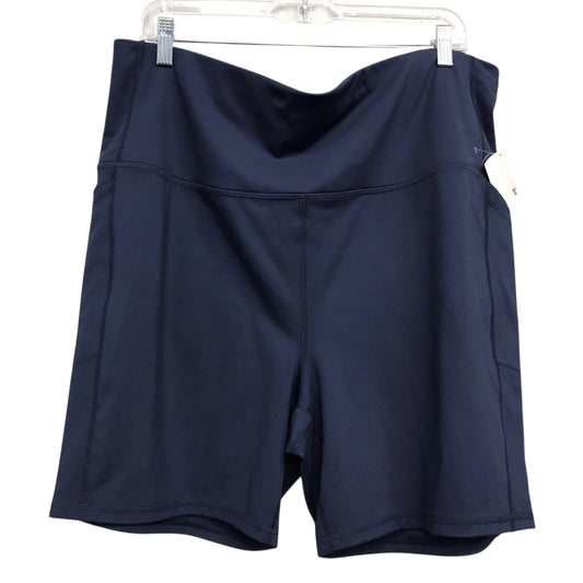 Athletic Shorts By Dsg Outerwear In Blue, Size:2X