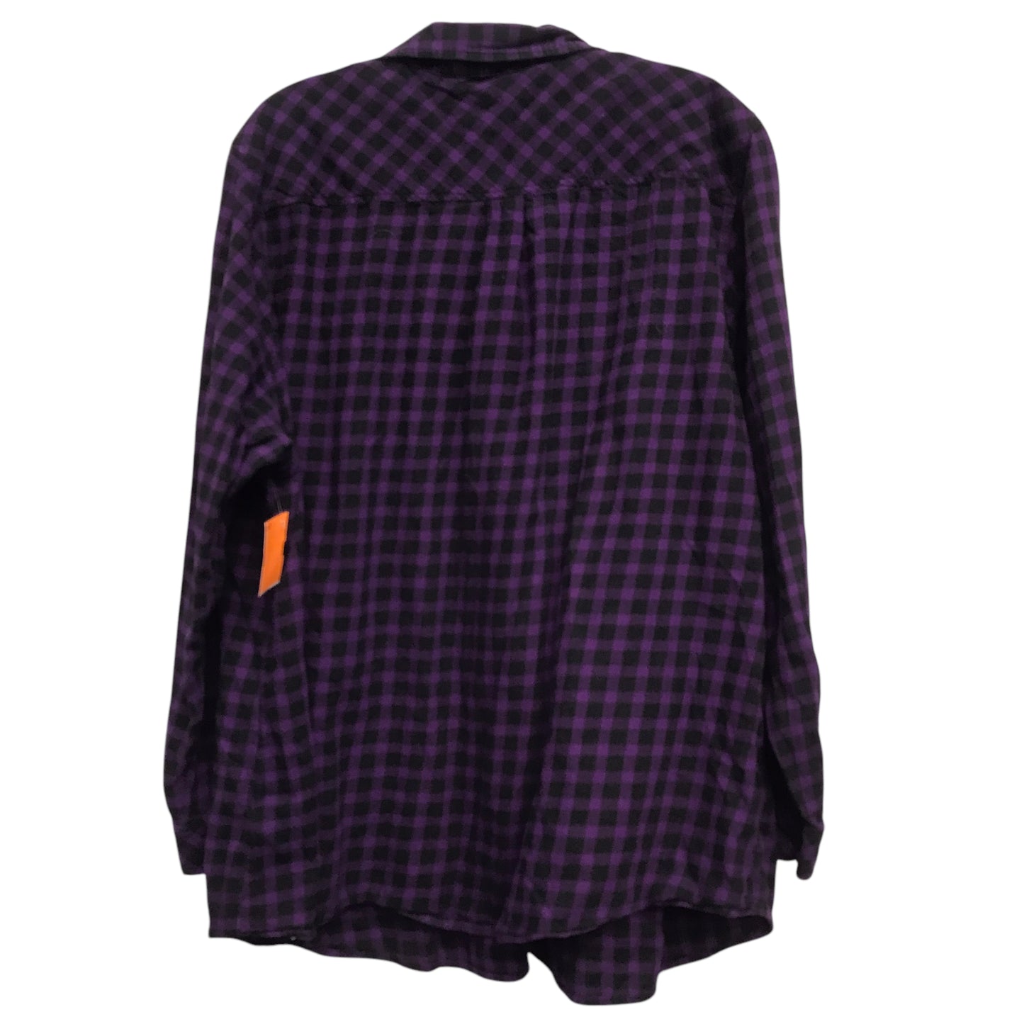 Top Ls By Croft And Barrow In Checkered Pattern, Size:3X