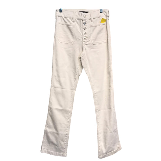 Jeans Flared By Lauren By Ralph Lauren In Cream, Size:8