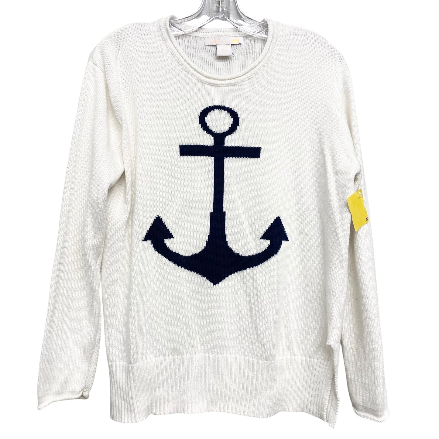 Sweater By C And C In White, Size:M