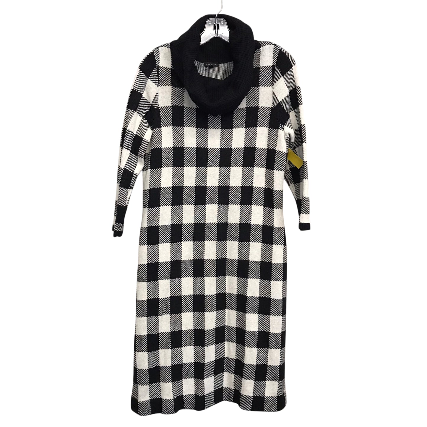 Dress Sweater By Talbots In Checkered Pattern, Size:M