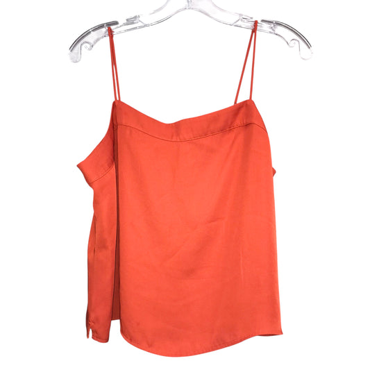 Top Sleeveless By Express In Orange, Size:L