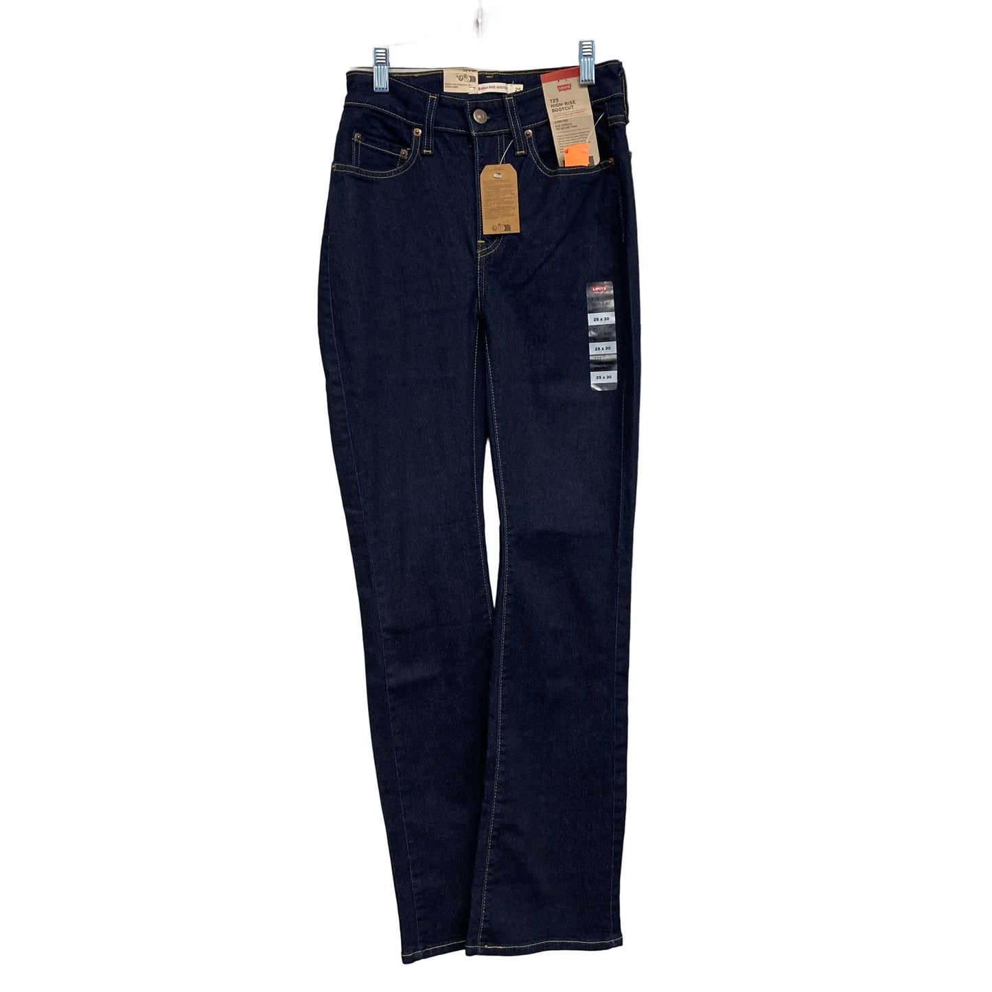 Jeans Boot Cut By Levis In Blue Denim, Size:2