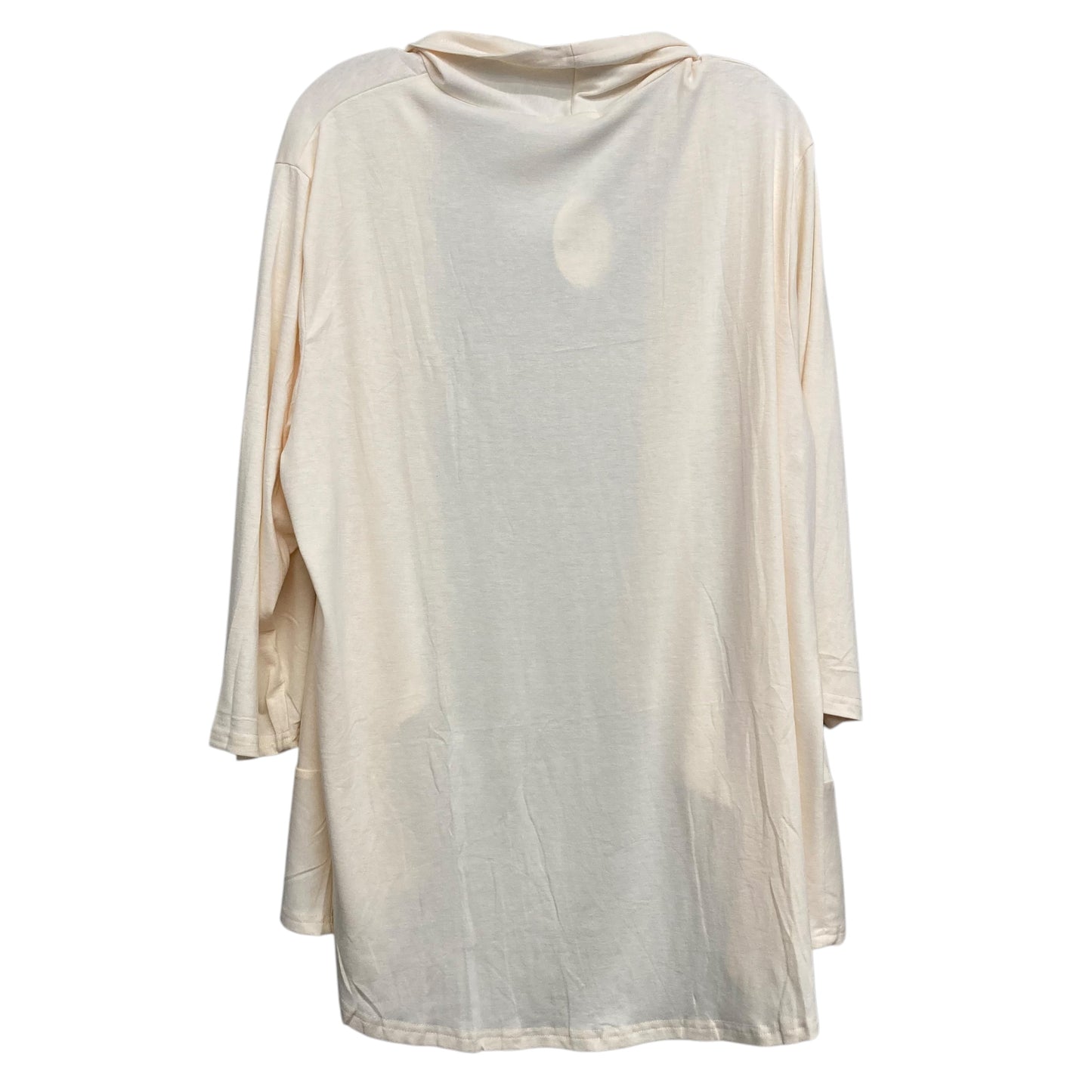 Cardigan By Yekaty In Cream, Size:2X
